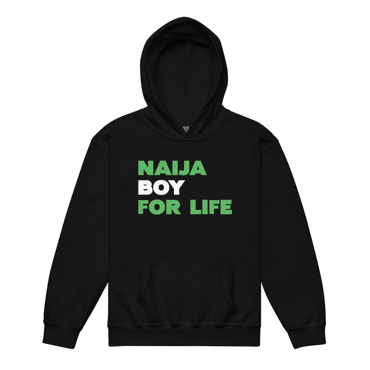 Naija Boy For Life Hoodie - CoolAfricanMerch Kid clothing