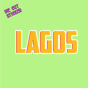 Lagos Die Cut Sticker