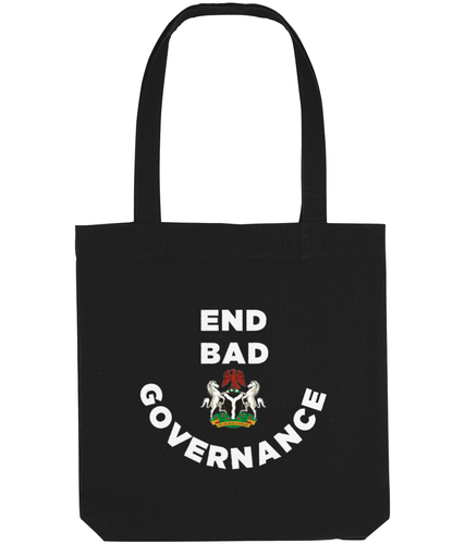 End Bad Governance Tote Bag