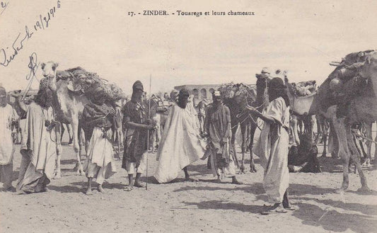 Tuaregs at Zinder also circa 1916