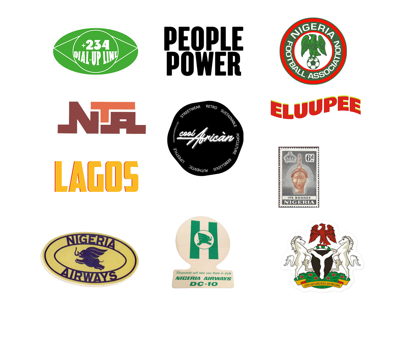 CoolAfricanMerch African Stickers