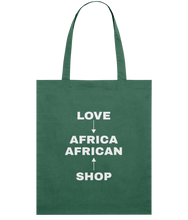 Load image into Gallery viewer, Love Africa Shop African Tote Bag