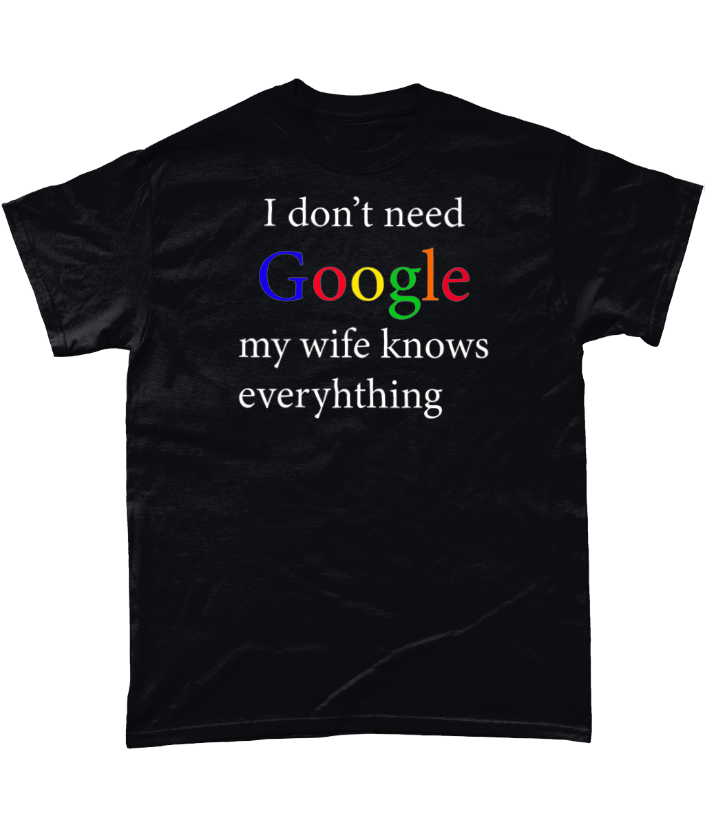 I Don't Need Google T-Shirt