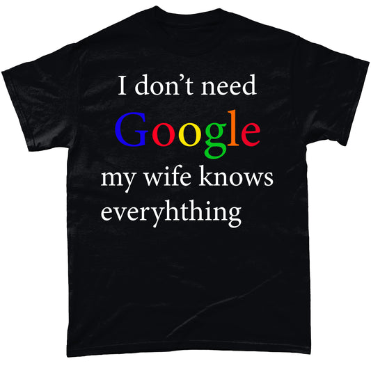 I Don't Need Google T-Shirt