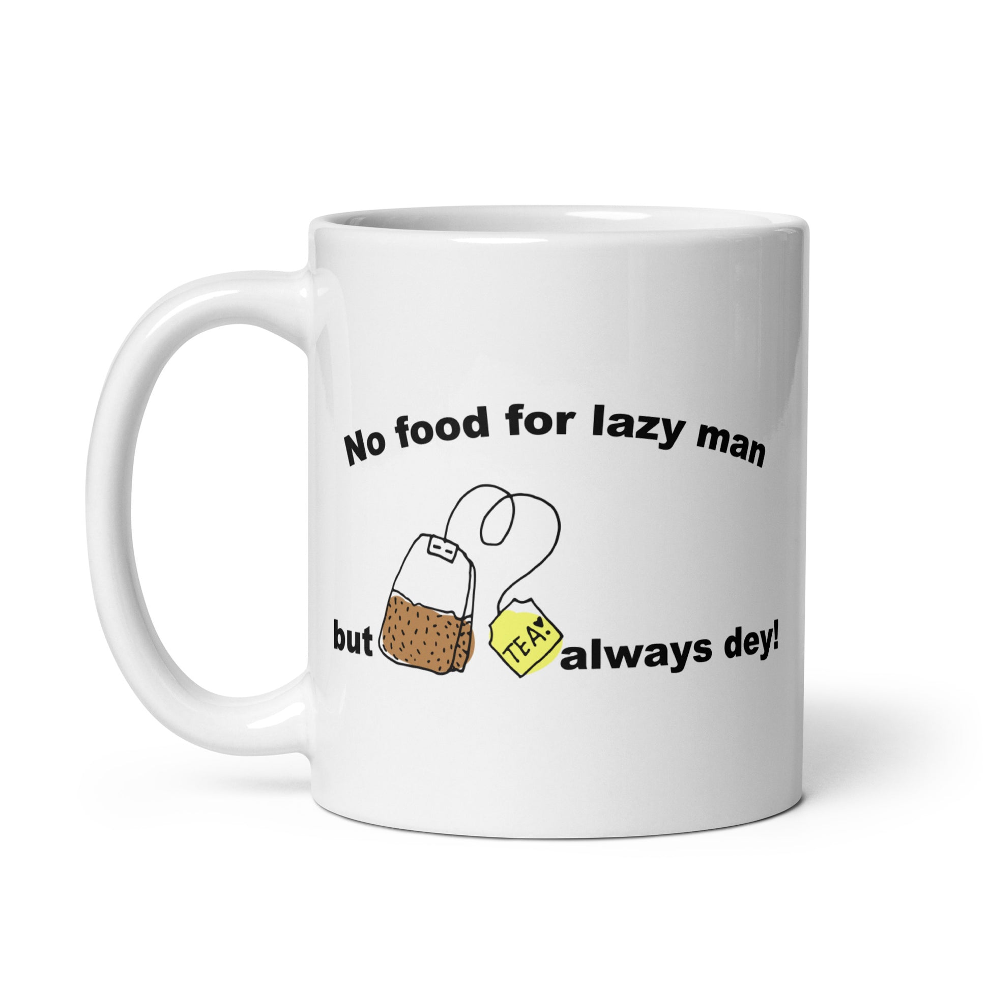 No Food For Lazy Man Mug